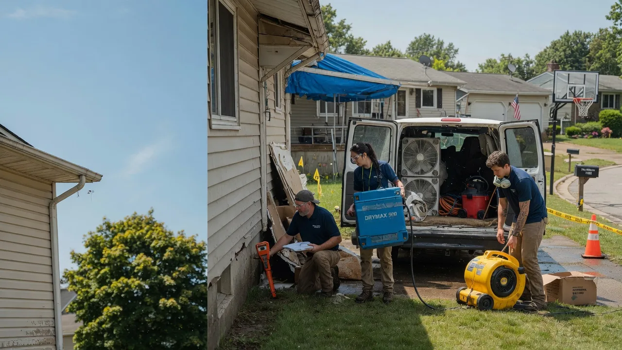 Ceiling Leak Cleanup in Kent, PA near me